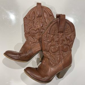 Autographed by Aaron Pritchett Cowboy Boots
